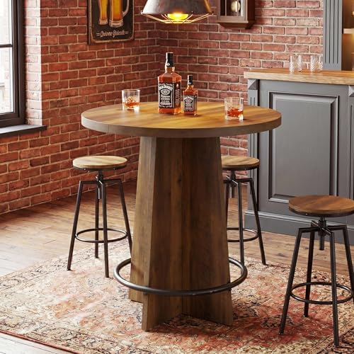 Tribesigns Round Bar Table