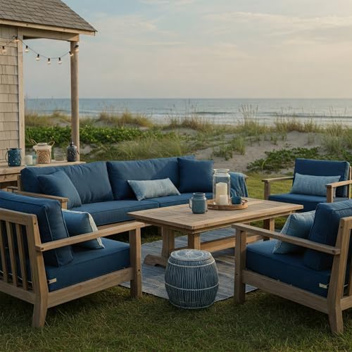 RSH DECOR Sunbrella Deep Seating Cushion with Pillow Back | 24" x 26&quo...