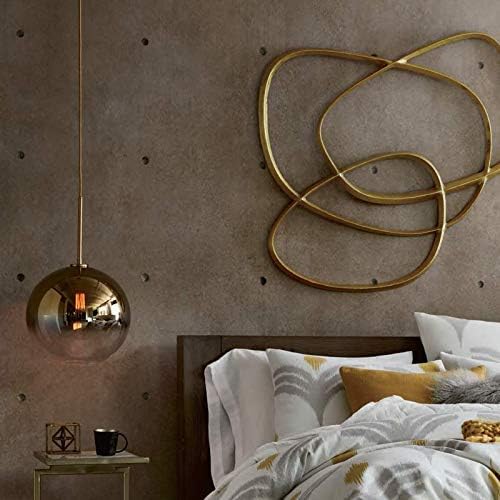 Gradient Color Glass Pendant Light,Modern Glass Hanging Light Chandelier Ligh...