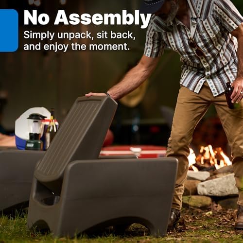 Step2 Switchback Adirondack Chair for Patio, Porch, Pool, Fire Pit, Deck, Dur...