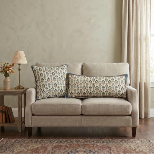patdrea French Vintage Linen Throw Pillow Cover,12"x28",Set of 2-We...