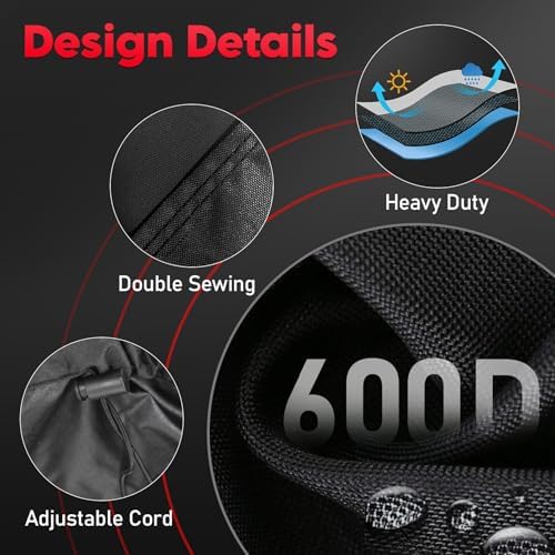 Zettum Outdoor Daybed Cover 92 Inch - 600D Patio Round Sofa Cover Waterproof ...