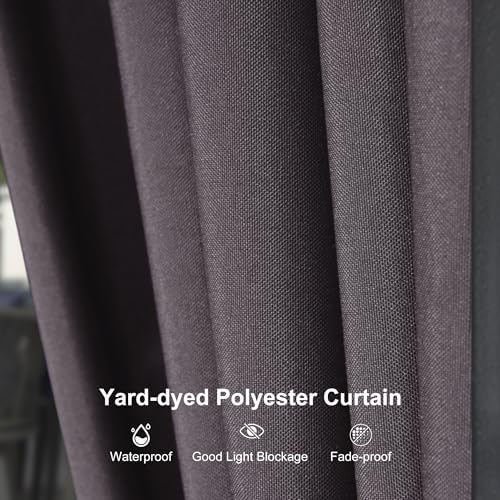 PURPLE LEAF Patio Hardtop Gazebo 10' x 10' Aluminum with Double Roof,...