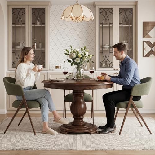 COLAMY Dining Chairs Set of 2, Mid Century Modern Dining Room Kitchen Dinner ...
