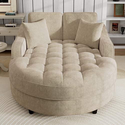 Chaise Lounger Sleeper Sofa, Upholstered Convertible Chair
