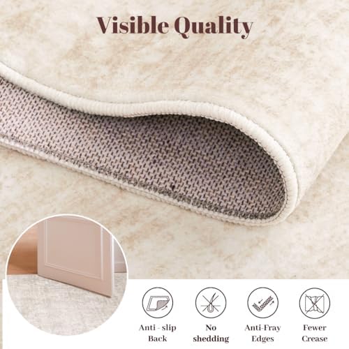 Homemate Washable Rug 8x10 Area Rugs - Vintage Rugs for Living Room