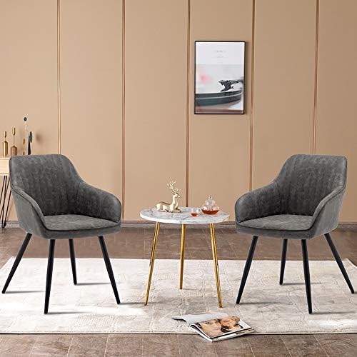 annjoe Faux Leather Accent Chair Arm Chairs Living Room Chairs Leisures Chair...