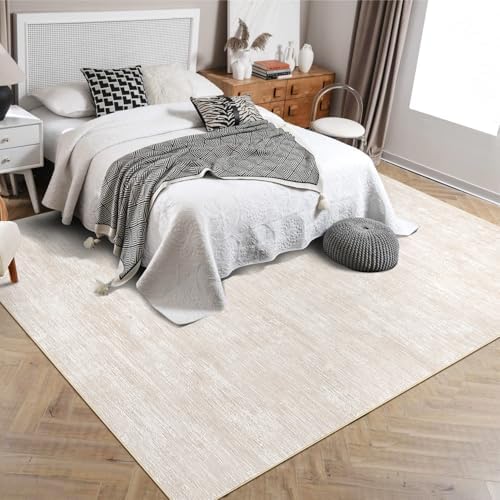 RUGSREAL 8x10 Washable Rug for Living Room Non-Slip Modern Abstract Area Rug ...