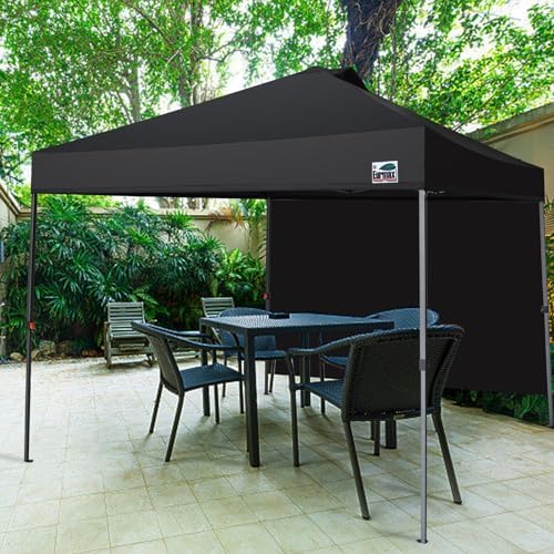 Eurmax USA NOMATTER ONE-Person Open&Close 10x10ft Pop Up Canopy Tent,Port...