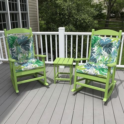 LVTXIII Outdoor Adirondack Chair Cushions, L42 x W21 x H4 Patio Tufted Low Ba...