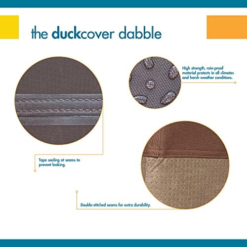 DUCKCOVERS Ultimate Waterproof 56 Inch Rectangular Fire Pit Cover, Outdoor Fi...