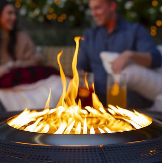 Solo Stove Infinity Flame 42" Propane Fire Pit | Outdoor Gas Fire Pit Table