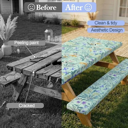 Play Tailor Picnic Table Cover Bench Covers Camping Essentials Tablecloth