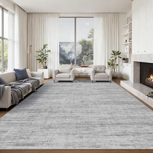 8x10 Area Rugs for Living Room,Modern Abstract Non-Slip Backing Washable Rugs...