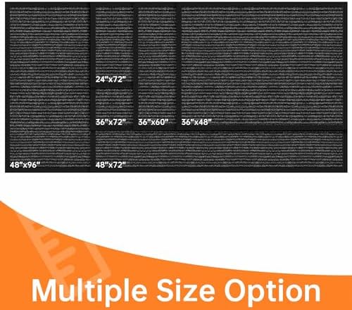 Front Door Mat Outside Entrance, Dirt Trapper Doormat 48" x 36"