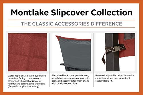 Classic Accessories Montlake Water-Resistant 45 Inch Patio Chair Slipcover, H...