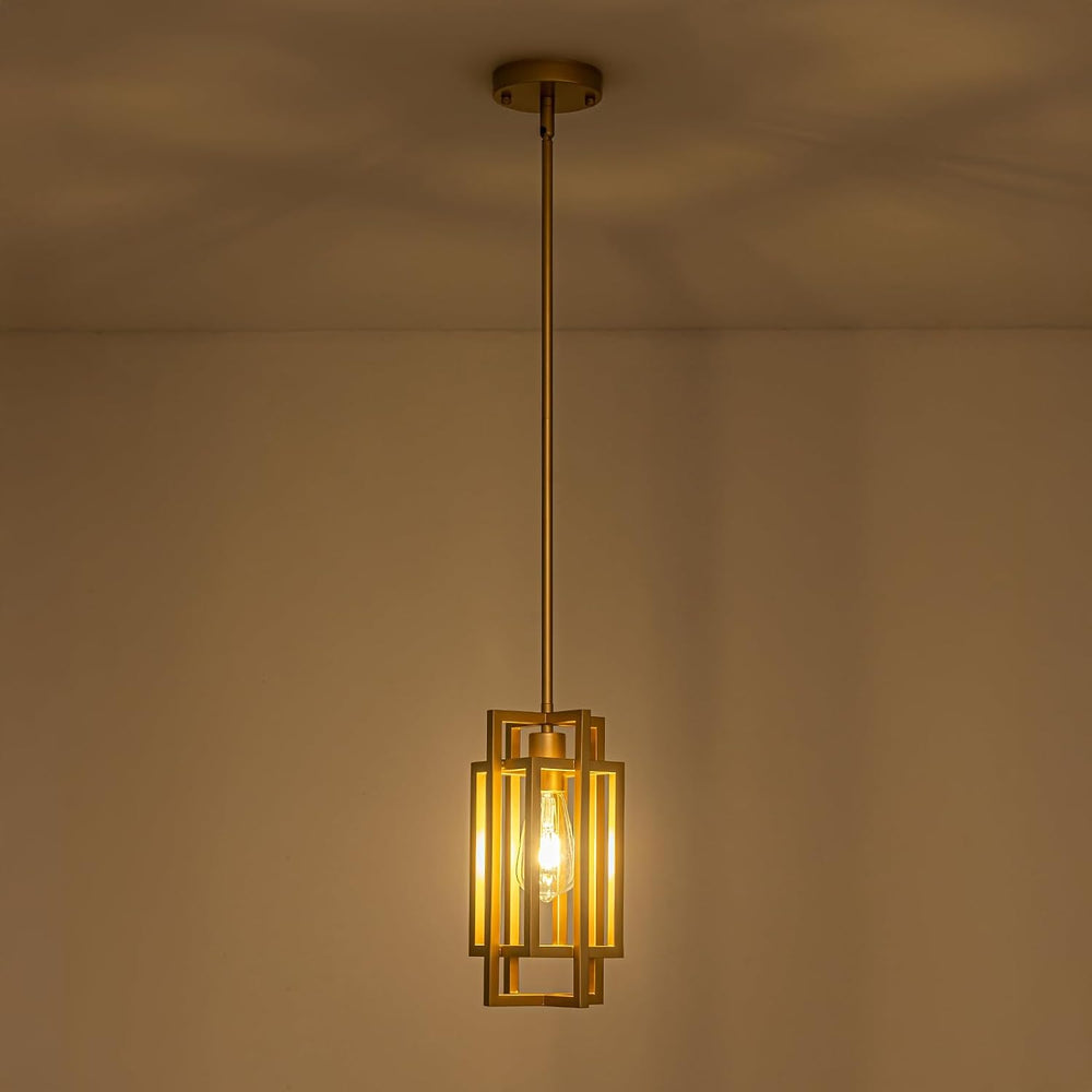 Farmhouse Pendant Light Fixtures, Gold Modern Pendant Lights 59'' Adj...