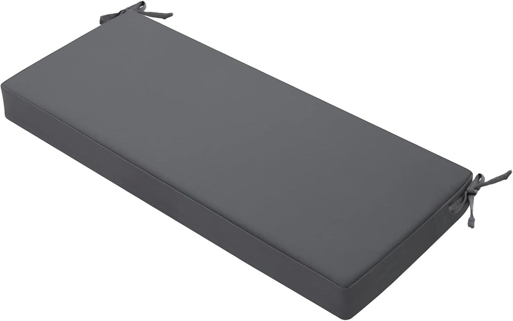 Favoyard Outdoor Bench Cushion, 42 x 18 Inch, Dark Gray
