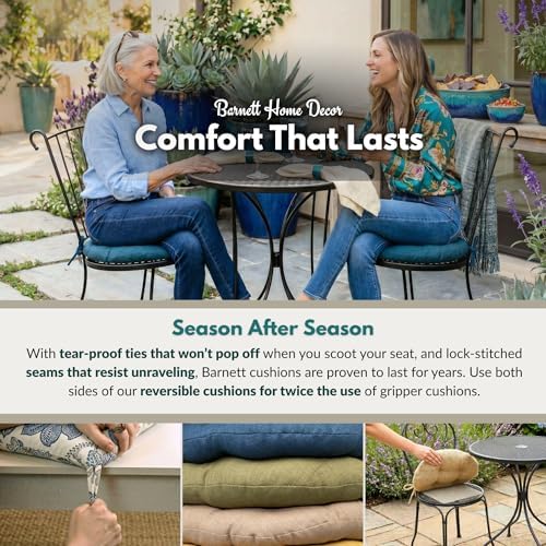 Barnett Home Decor 16" Round Bistro Cushion - Boutique Floral - Indoor/O...