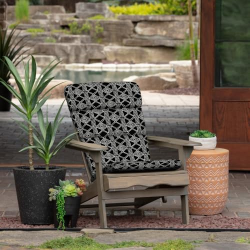 Arden Outdoor Adirondack or Rocking Chair Cushion, 20 x 17, Rain-Proof, Fade ...