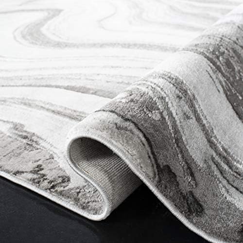 SAFAVIEH Craft Collection X-Large Area Rug - 12' x 15', Grey & Si...