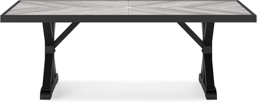 Signature Design by Ashley Beachcroft Outdoor Dining Table, Rust-Resistant Fa...
