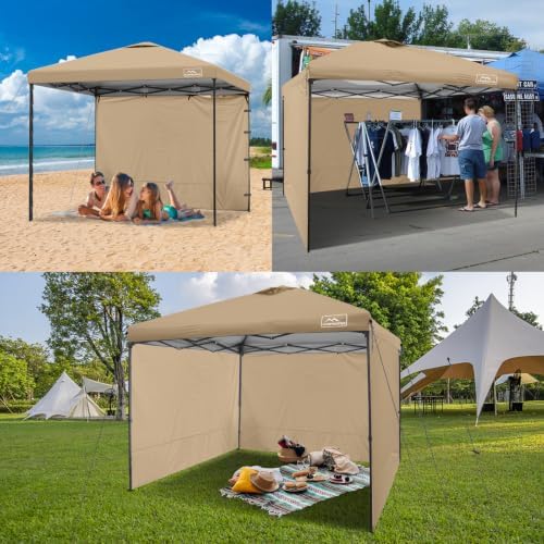 10X10 Canopy Tent Sidewalls with Zipper for Canopy Frame, 3Pcs Sunwalls