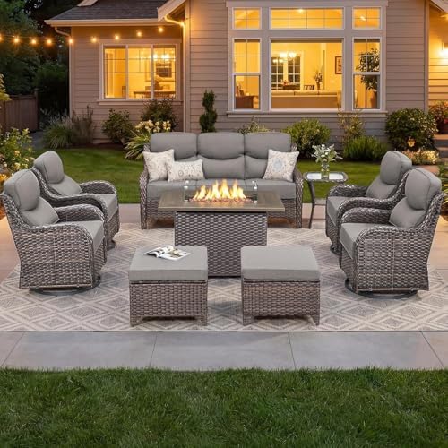 Patio Furniture Replacement Cushions 24 x 24 x 6 Inch, Outdoor Wicker Deep Se...