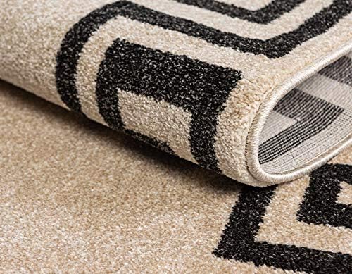 Unique Loom Athens Collection Classic Geometric Modern Border Design Area Rug...