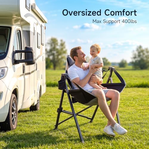 Hammock Camping Chair Set of 2 with Adjustable Backrest