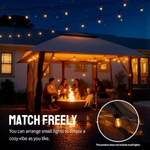 CROWN SHADES 11x11 Pop Up Gazebo, Outdoor Canopy Tent, Gray