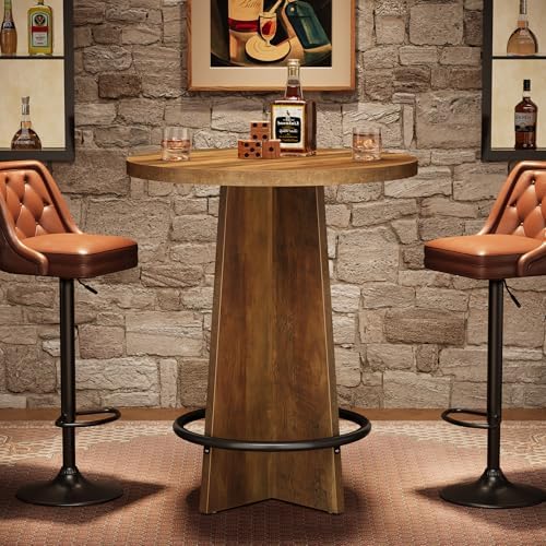 Tribesigns Round Bar Table