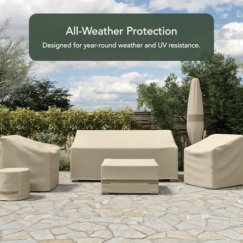 Covermates Elite Round Fire Pit Cover, Polyester, 24 Dia x 18H, Khaki