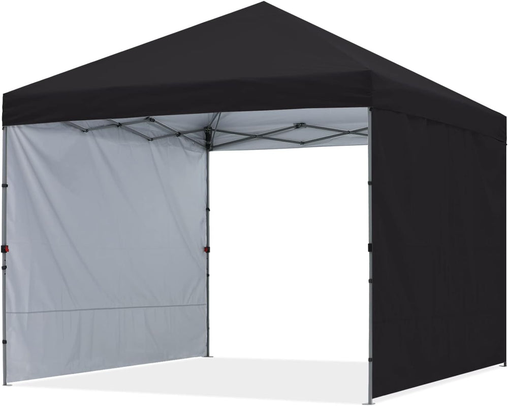 ABCCANOPY Easy Pop up Canopy Tent with 2 Sidewalls for Outdoor Sun Blocking o...