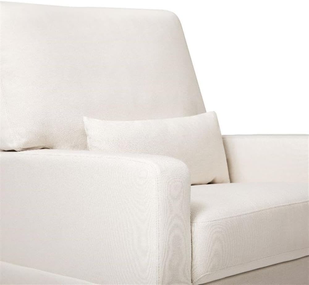 Namesake Crawford Pillowback Comfort Swivel Glider in Performance Cream Eco-W...