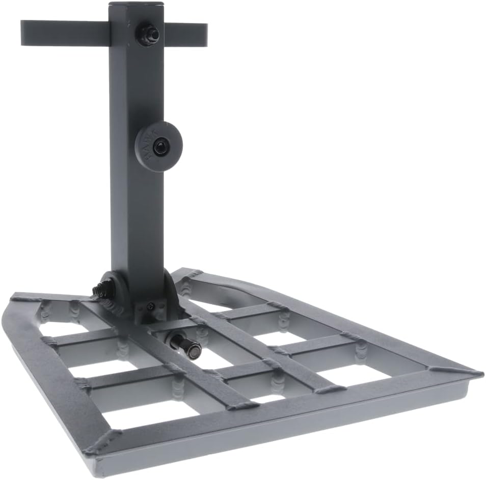 Hawk Full Platform Stand w/Silent Strap Attachment for Deer Hunting, Black