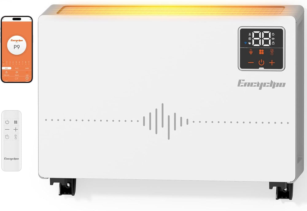 Encyclpo Smart Wall Heater with Wireless and Remote Control, 1500W Space Heat...