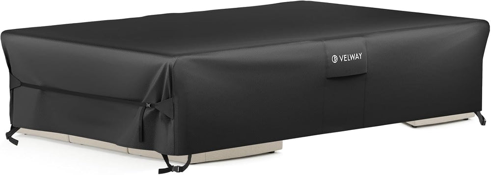 Patio Furniture Cover Waterproof 420D Heavy Duty Outdoor Buckles Air Vent