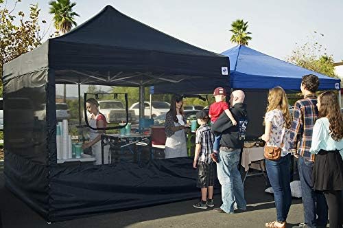 E-Z UP Food Booth Sidewall Kit, Set of 4, Fits 10x10 Straight Leg Canopy Tent...