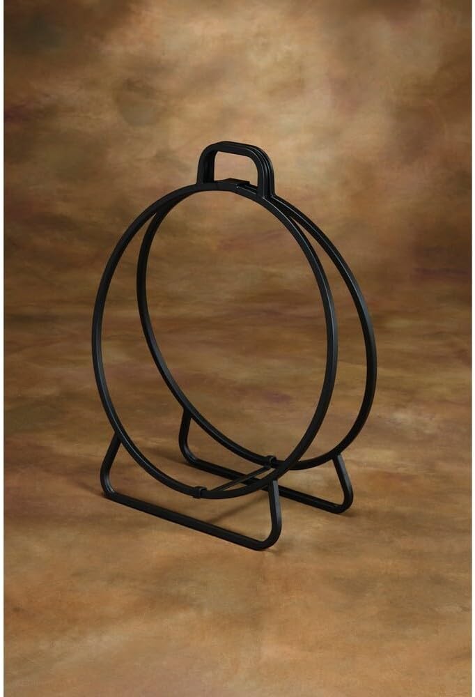 Home Impressions Wrought Iron 20 In. W x 20 In. H Baked-On Black Polyurethane...