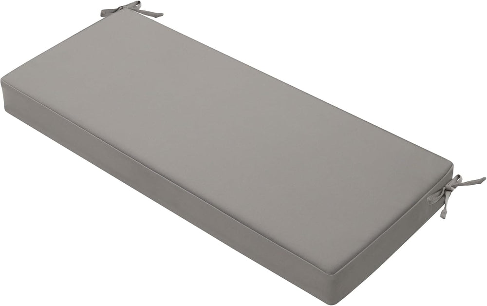Favoyard Outdoor Bench Cushion, 48 x 18 Inch, Light Gray