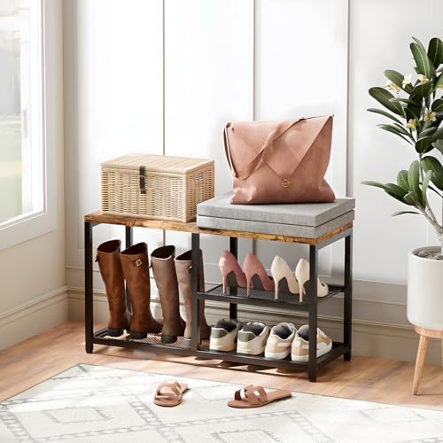 Shoe Rack for Entryway, Freestanding Hidden Shoe Storage Organizer, Boot Shoe...