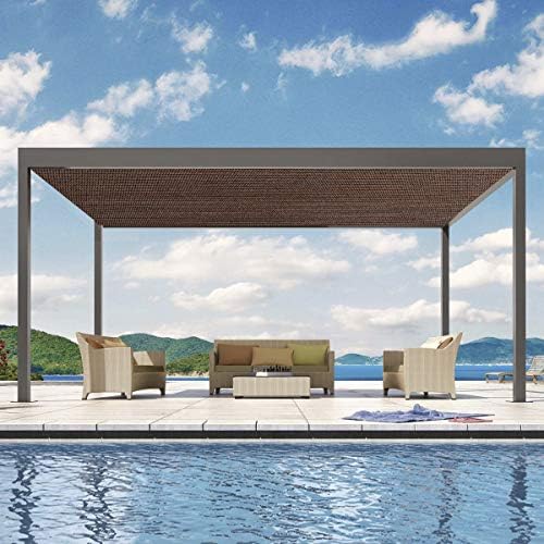 Eden's Decor Straight Flat-Edged Sun Shade Sail Rectangular 5' x 7