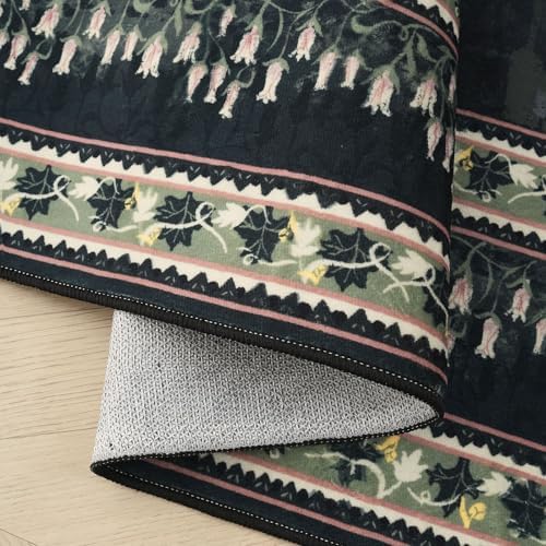 Rugcomf Runner Rug Impressionist-Style Vintage Kitchen Rugs Non Slip Washable...