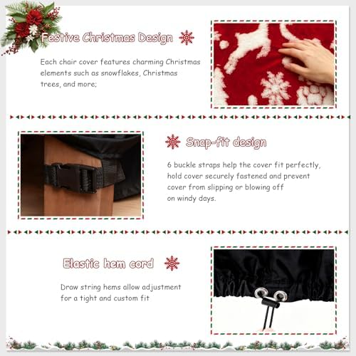 Blanket for Adirondack Chair,Waterproof Full Coverage Adirondack Chair Covers...