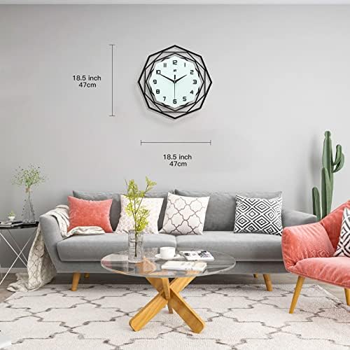 Large Wall Clock for Living Room Decor Modern Big Wall Clock for Kitchen Bedr...
