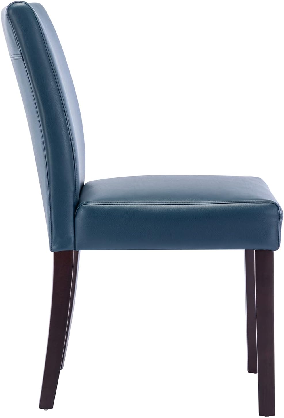 Watson & Whitely Upholstered Dining Chairs, Faux Leather, Set of 6, Blue