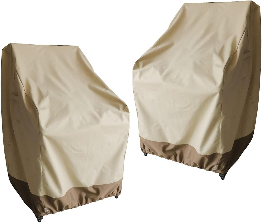 Outdoor High Back Chair Cover, Heavy Duty Waterproof Patio Swivel Chair Cover...