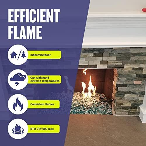 48" X 8" Stainless Steel H-Style Burner