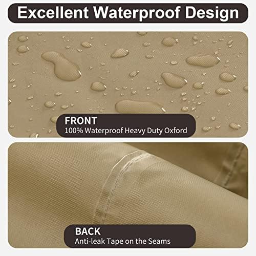 PureFit Outdoor Chair Covers Waterproof 2 Pack Patio Furniture Seat Covers